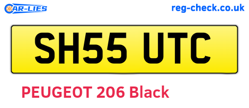 SH55UTC are the vehicle registration plates.