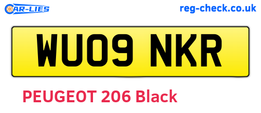 WU09NKR are the vehicle registration plates.