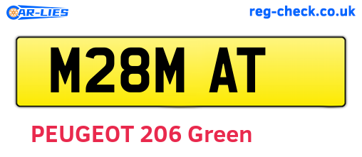 M28MAT are the vehicle registration plates.