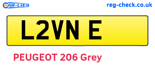 L2VNE are the vehicle registration plates.