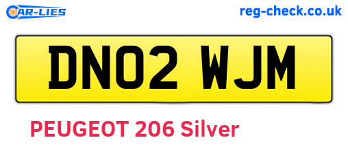 DN02WJM are the vehicle registration plates.