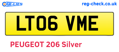 LT06VME are the vehicle registration plates.