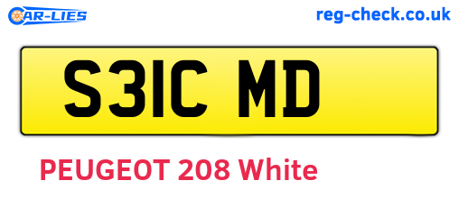 S31CMD are the vehicle registration plates.