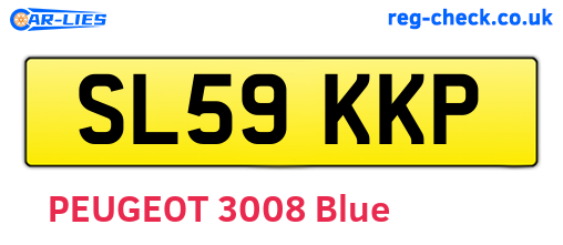 SL59KKP are the vehicle registration plates.