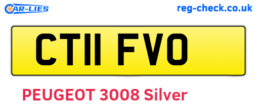 CT11FVO are the vehicle registration plates.