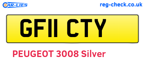 GF11CTY are the vehicle registration plates.