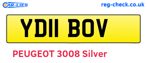 YD11BOV are the vehicle registration plates.
