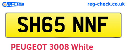 SH65NNF are the vehicle registration plates.