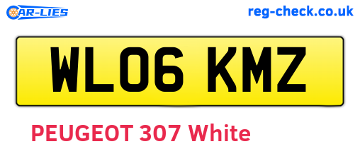 WL06KMZ are the vehicle registration plates.