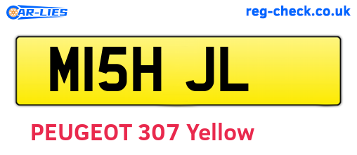 M15HJL are the vehicle registration plates.