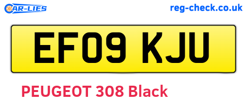 EF09KJU are the vehicle registration plates.