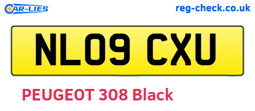 NL09CXU are the vehicle registration plates.