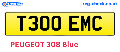 T300EMC are the vehicle registration plates.