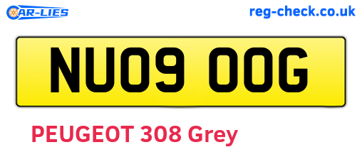 NU09OOG are the vehicle registration plates.