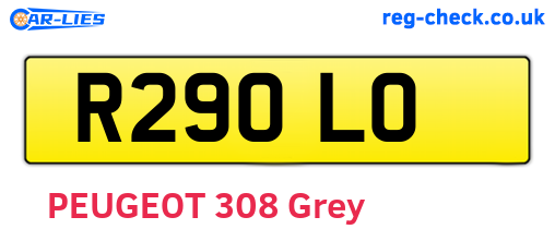 R29OLO are the vehicle registration plates.