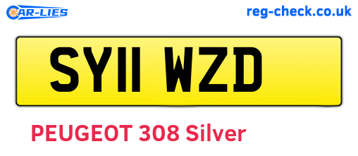 SY11WZD are the vehicle registration plates.