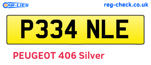 P334NLE are the vehicle registration plates.