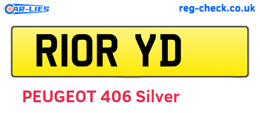 R10RYD are the vehicle registration plates.