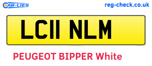 LC11NLM are the vehicle registration plates.