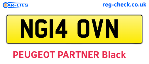 NG14OVN are the vehicle registration plates.