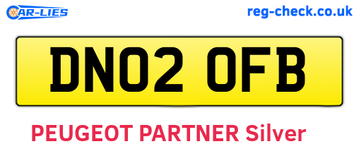 DN02OFB are the vehicle registration plates.