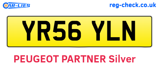 YR56YLN are the vehicle registration plates.