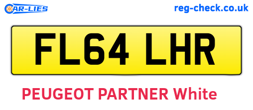 FL64LHR are the vehicle registration plates.