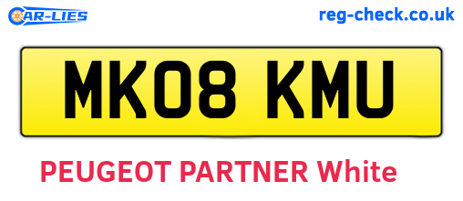 MK08KMU are the vehicle registration plates.