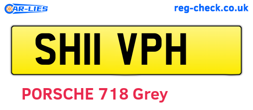 SH11VPH are the vehicle registration plates.