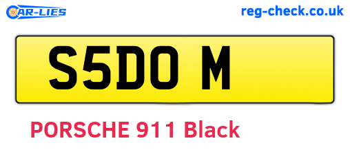 S5DOM are the vehicle registration plates.