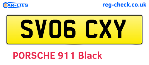 SV06CXY are the vehicle registration plates.