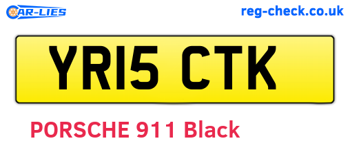 YR15CTK are the vehicle registration plates.