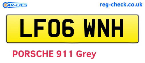 LF06WNH are the vehicle registration plates.