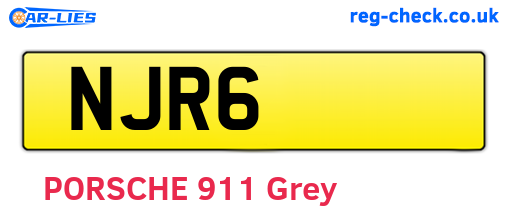 NJR6 are the vehicle registration plates.