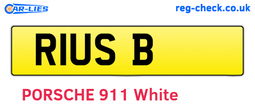R1USB are the vehicle registration plates.