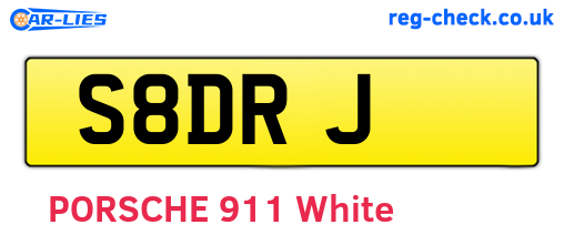 S8DRJ are the vehicle registration plates.
