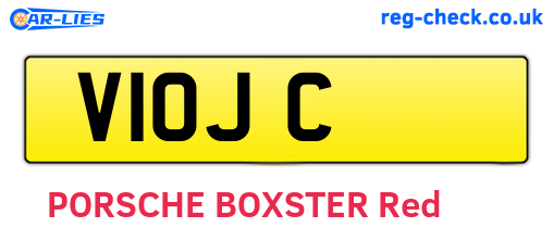V1OJC are the vehicle registration plates.