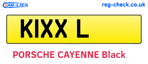 K1XXL are the vehicle registration plates.