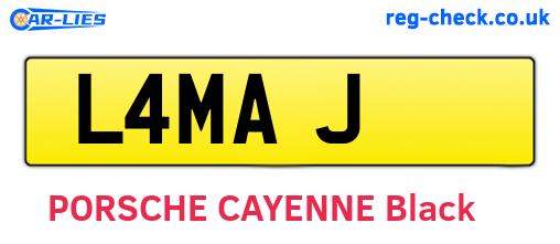 L4MAJ are the vehicle registration plates.