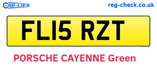 FL15RZT are the vehicle registration plates.