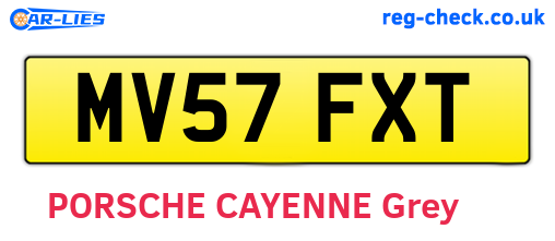 MV57FXT are the vehicle registration plates.