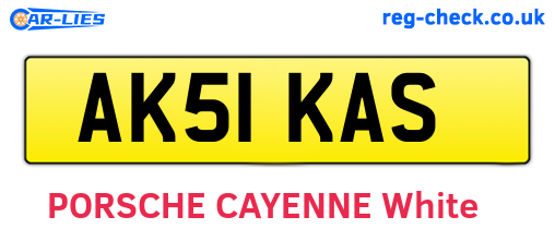 AK51KAS are the vehicle registration plates.