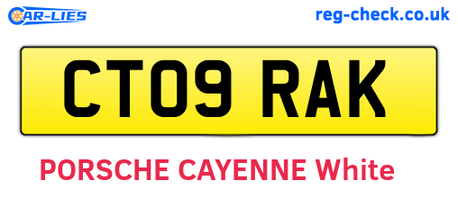 CT09RAK are the vehicle registration plates.