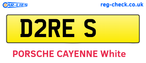 D2RES are the vehicle registration plates.