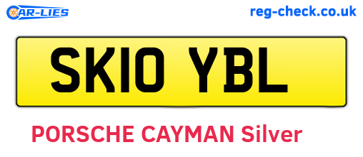 SK10YBL are the vehicle registration plates.