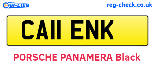 CA11ENK are the vehicle registration plates.