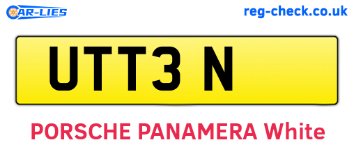 UTT3N are the vehicle registration plates.