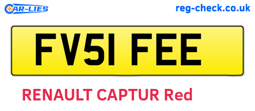 FV51FEE are the vehicle registration plates.