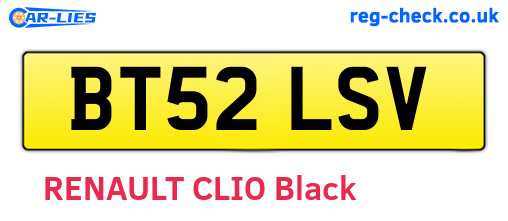 BT52LSV are the vehicle registration plates.