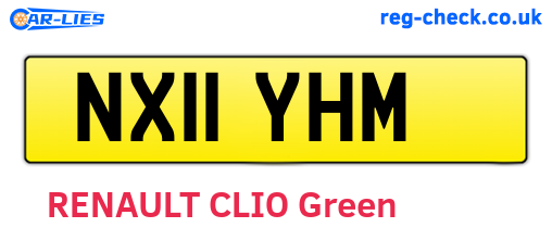 NX11YHM are the vehicle registration plates.